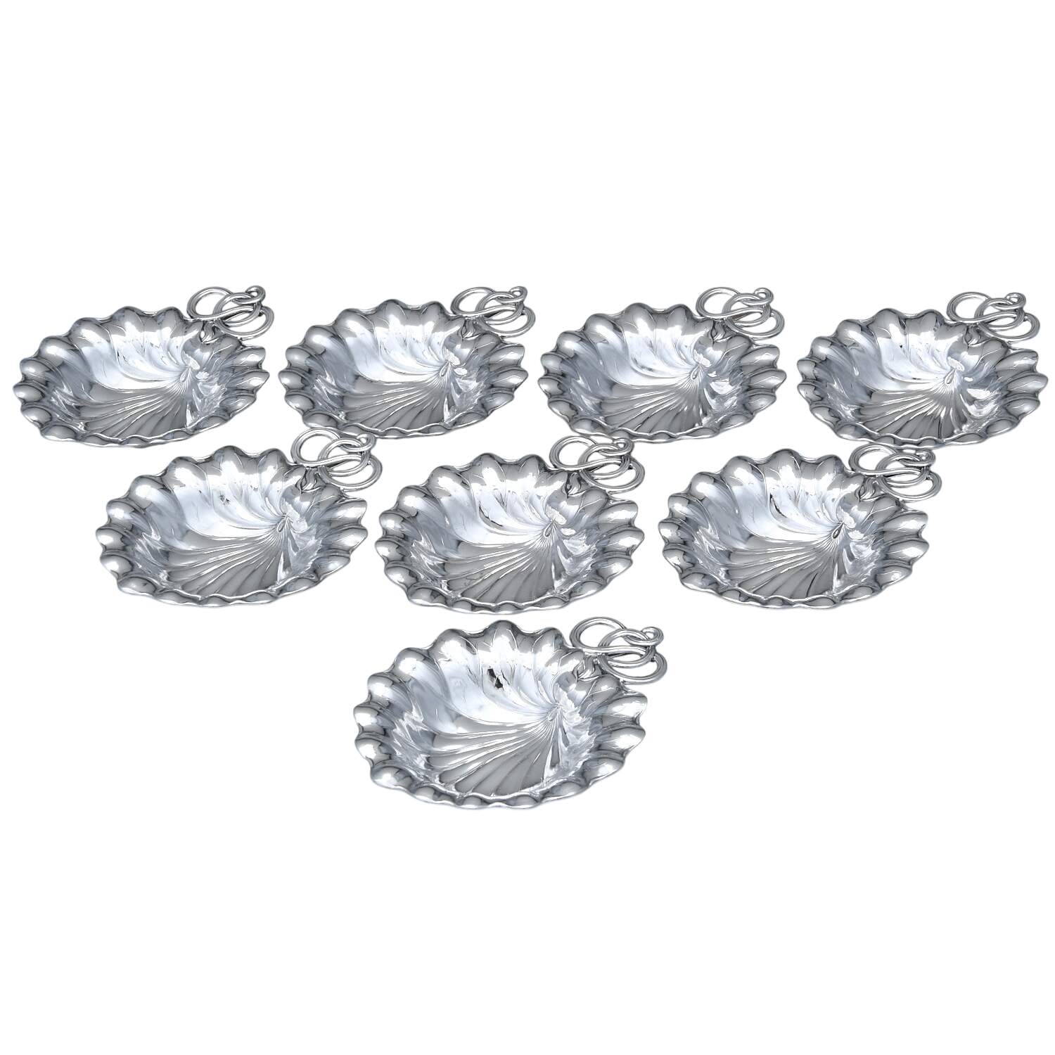 5B (Sterling, Hollowware) Nut Dish (Set of 8) by Gorham Silver-1