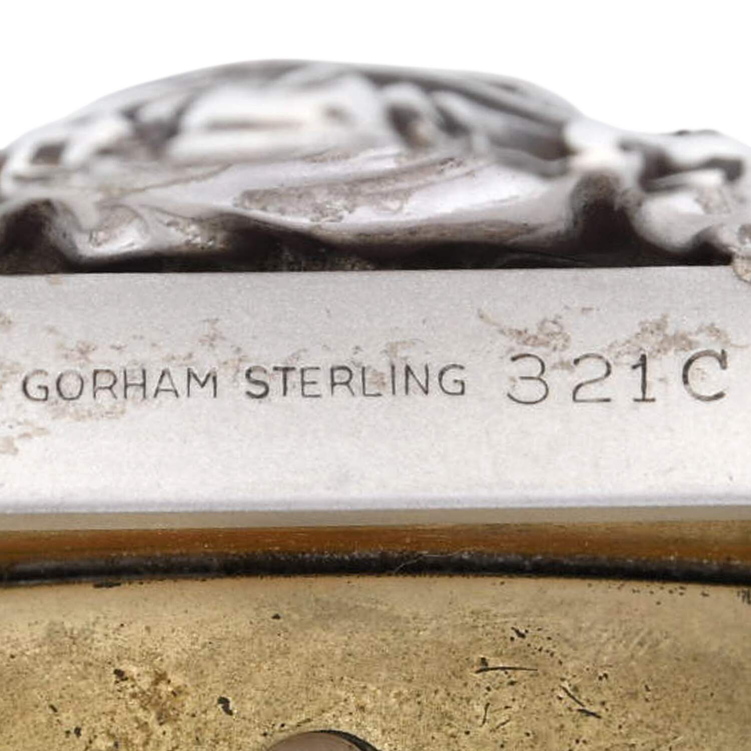 321 (Sterling, Hollowware) Desktop Alarm Clock-Weighted by Gorham Silver-5