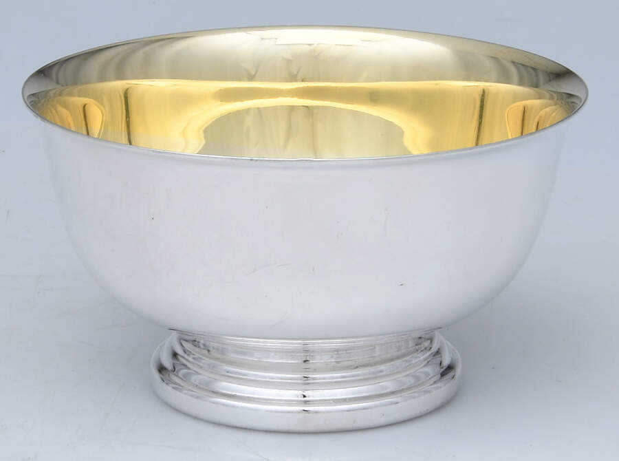 Paul Revere Bowls (Silverplate, Hollowware) 5" Paul Revere Bowl by Gorham Silver-1