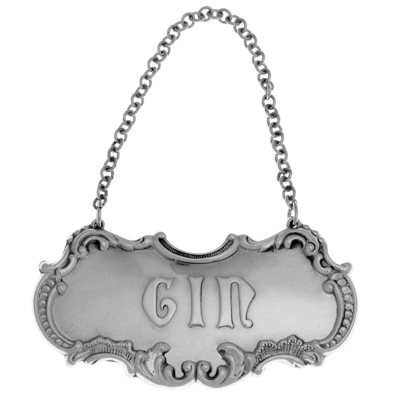 Sterling Decanter Label Decanter Label by Gorham Silver-1