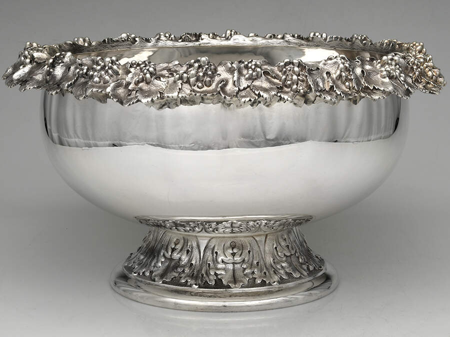 2990 (Sterling, Hollowware) Punch Bowl by Gorham Silver-1