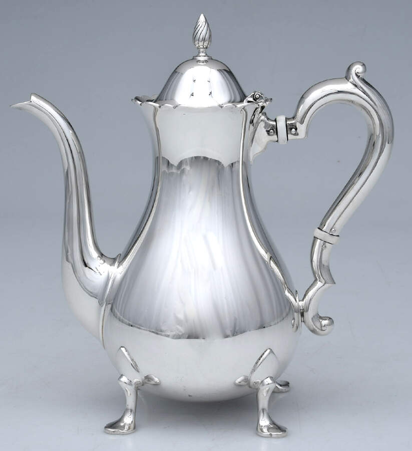 603 (Sterling, Hollowware) Demi Coffee Pot by Gorham Silver-1