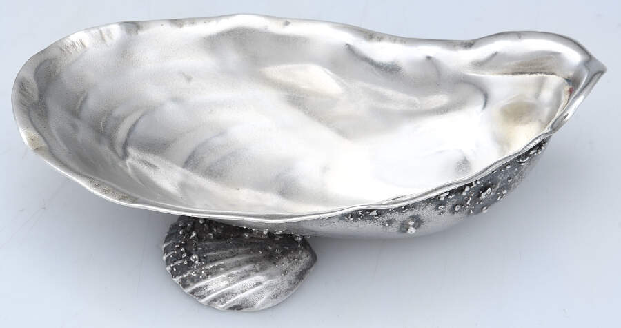 Narragansett (Sterling, Hollowware) Oyster Shape Bowl by Gorham Silver-1