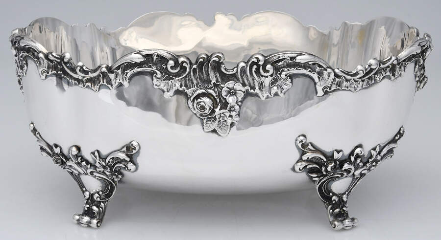 222 (Sterling, Hollowware) Oval Footed Sterling Centerpiece by Gorham Silver-1