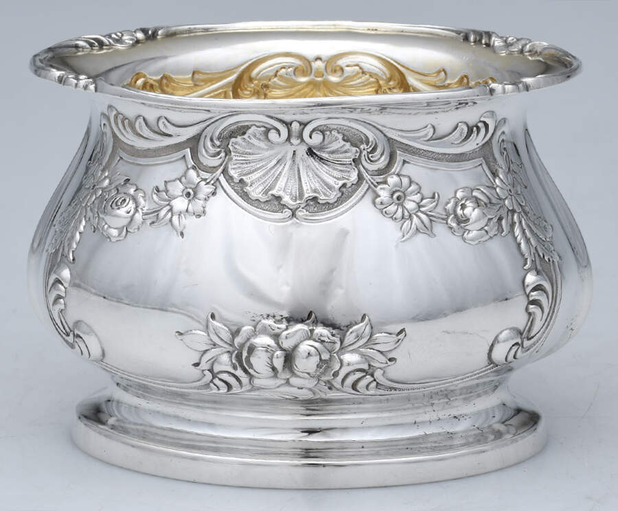 A7841 (Sterling, Hollowware) Open Sugar Bowl by Gorham Silver-1