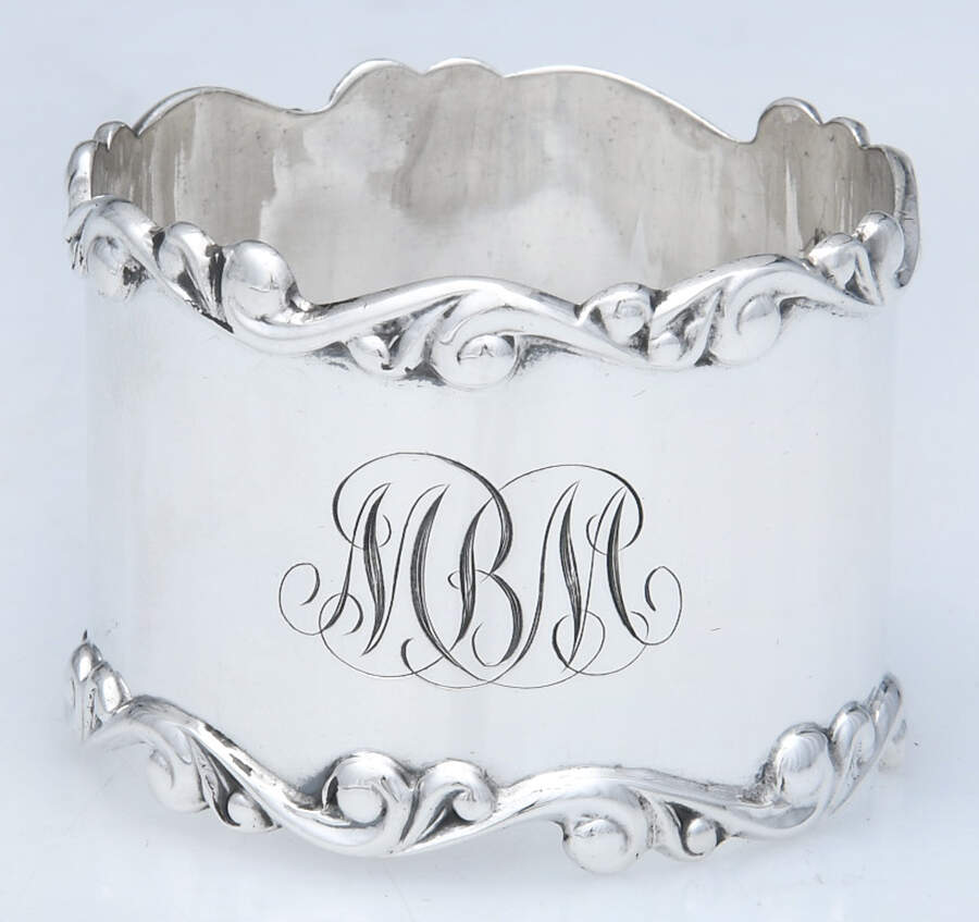 B1548 (Sterling, Hollowware) Napkin Ring by Gorham Silver-1