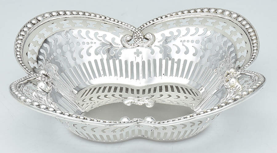 1048 (Sterling, Hollowware) 9" Sterling Bon Bon Bowl by Gorham Silver-1