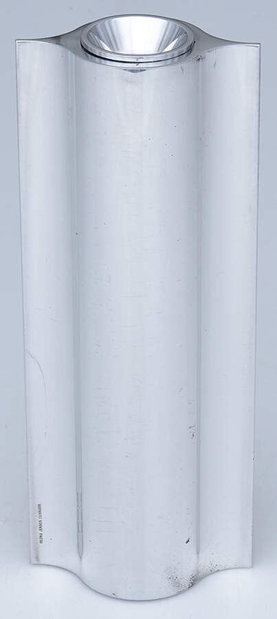 Tonight (Aluminium, Hollowware) 9" Candlestick by Georg Jensen (Denmark)-1