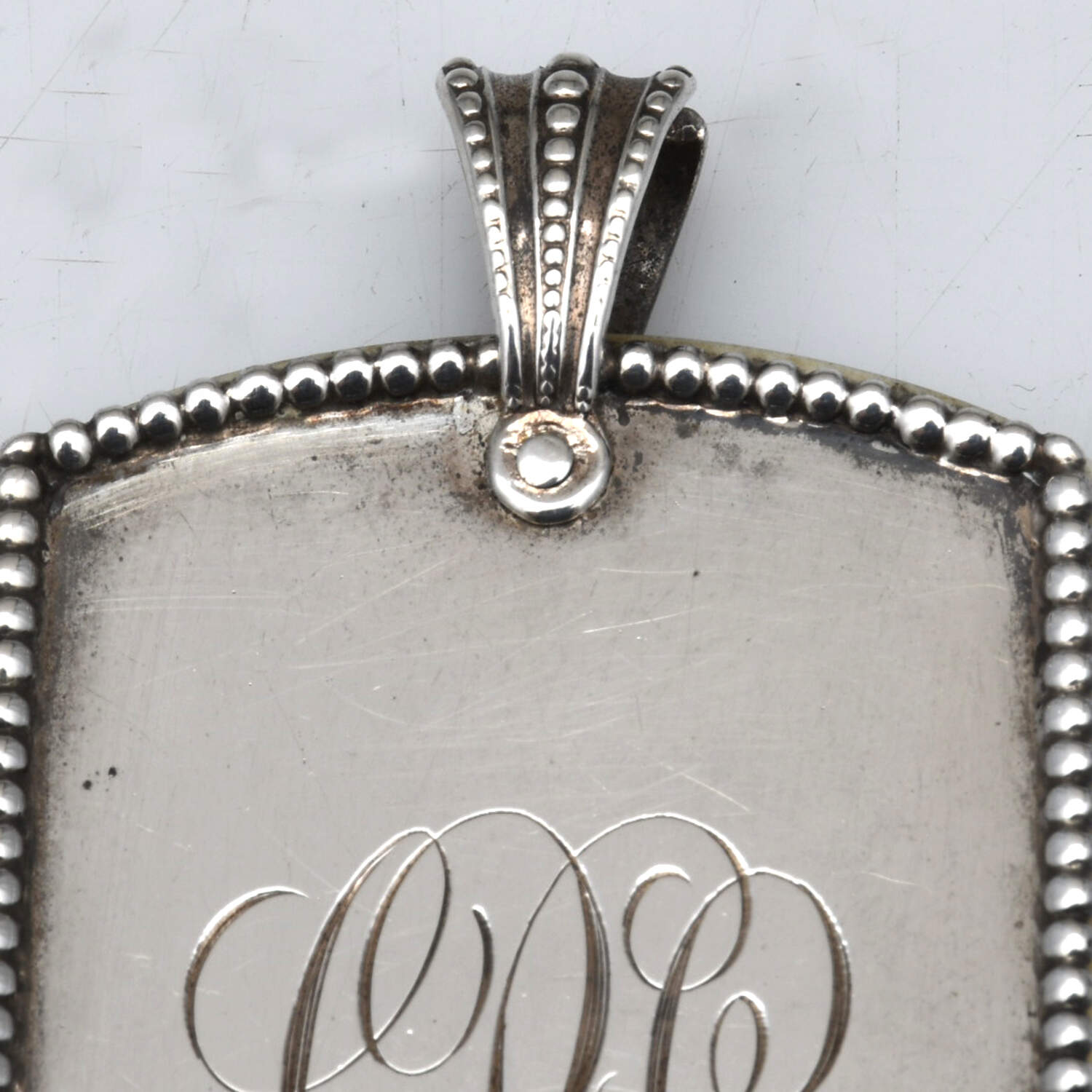 34 (Sterling, Hollowware) Chatelaine Day Calendar Weighted by George W Shiebler-3
