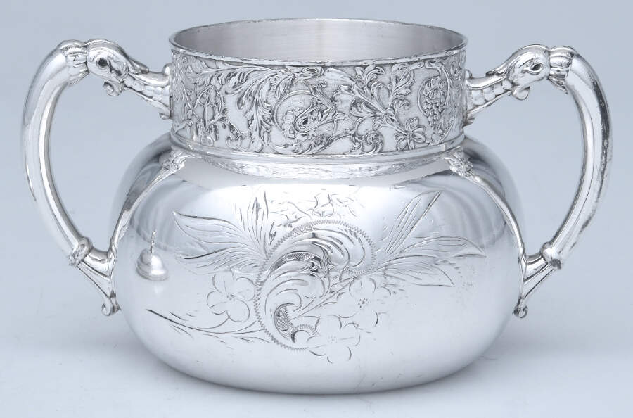 2014 (Silverplate, Hollowware) Sugar Bowl No Lid by Homan-1