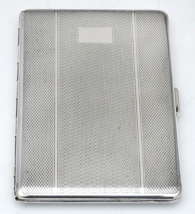 Silverplate Hollowware Cigarette Case by Har-Bro-1