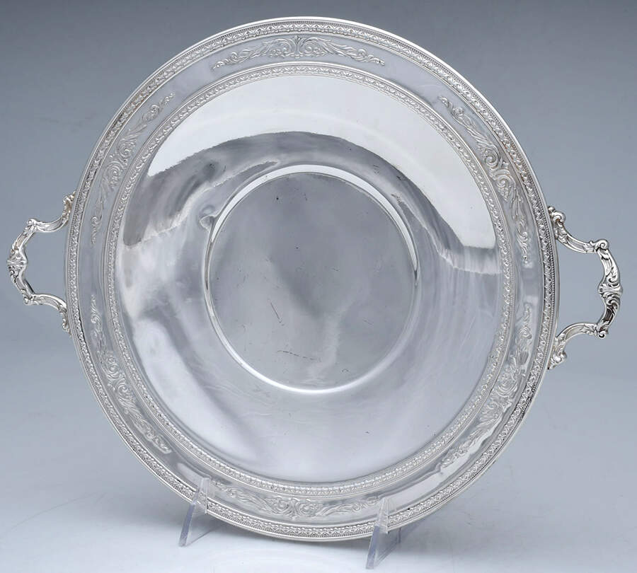 03134 (Silverplate, Hollowware) 10" Footed Cake Plate by Homan-1