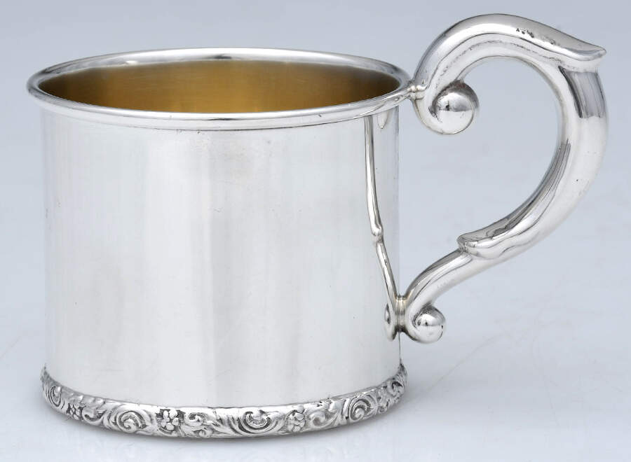 697 (Sterling, Hollowware) Baby Cup by Hartford Sterling Co-1