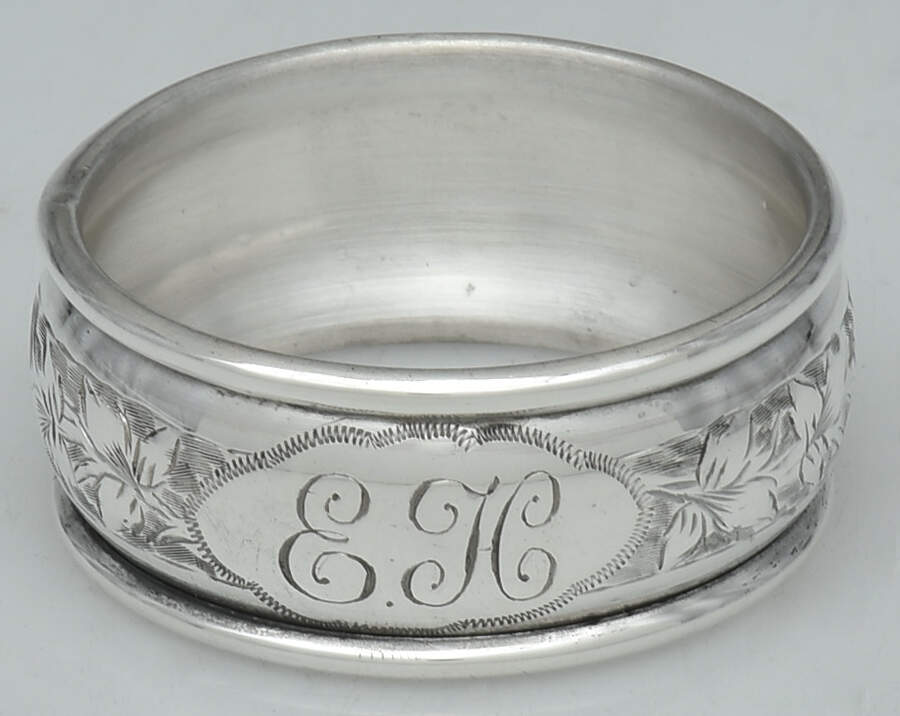 Sterling Hollowware Napkin Ring by William J. Holmes-1