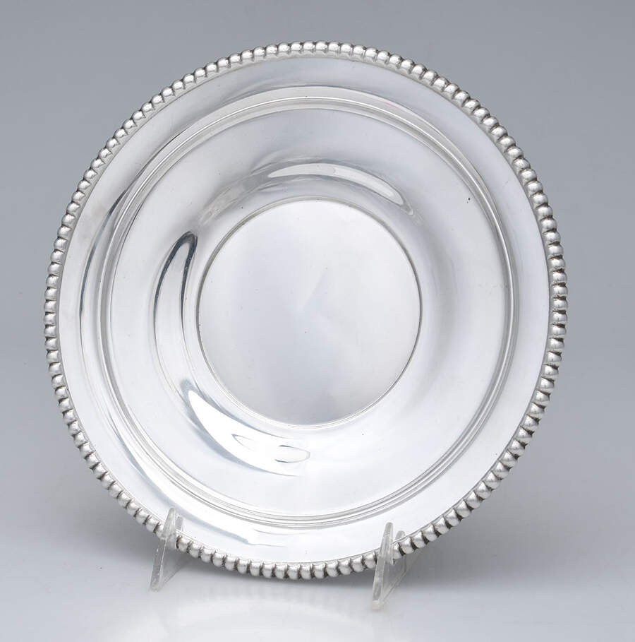 Candlewick (Sterling, Hollowware) 9" Sandwich Plate by International Silver-1