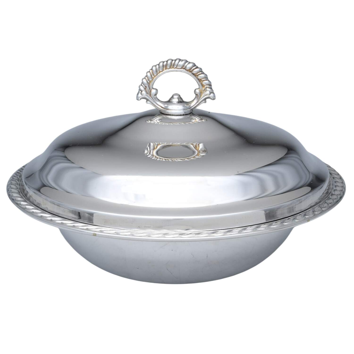 Castleton (Silverplate, Hollowware) Silverplate Round Covered Casserole by International Silver-1