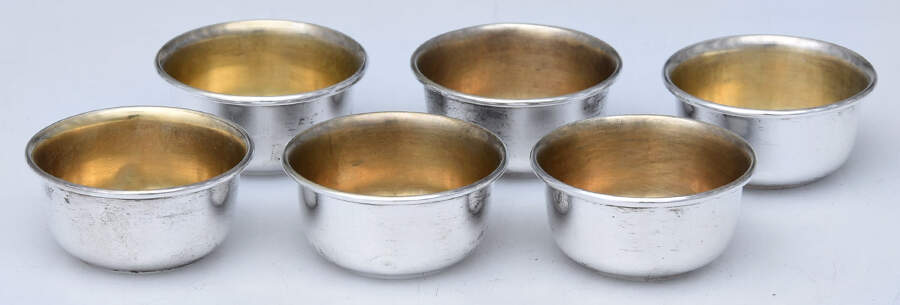Sterling Hollowware (Set of 6) Individual Open Salts by International Silver-1