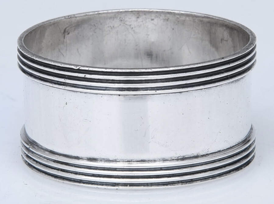 Sterling Hollowware Round Napkin Ring by International Silver-1