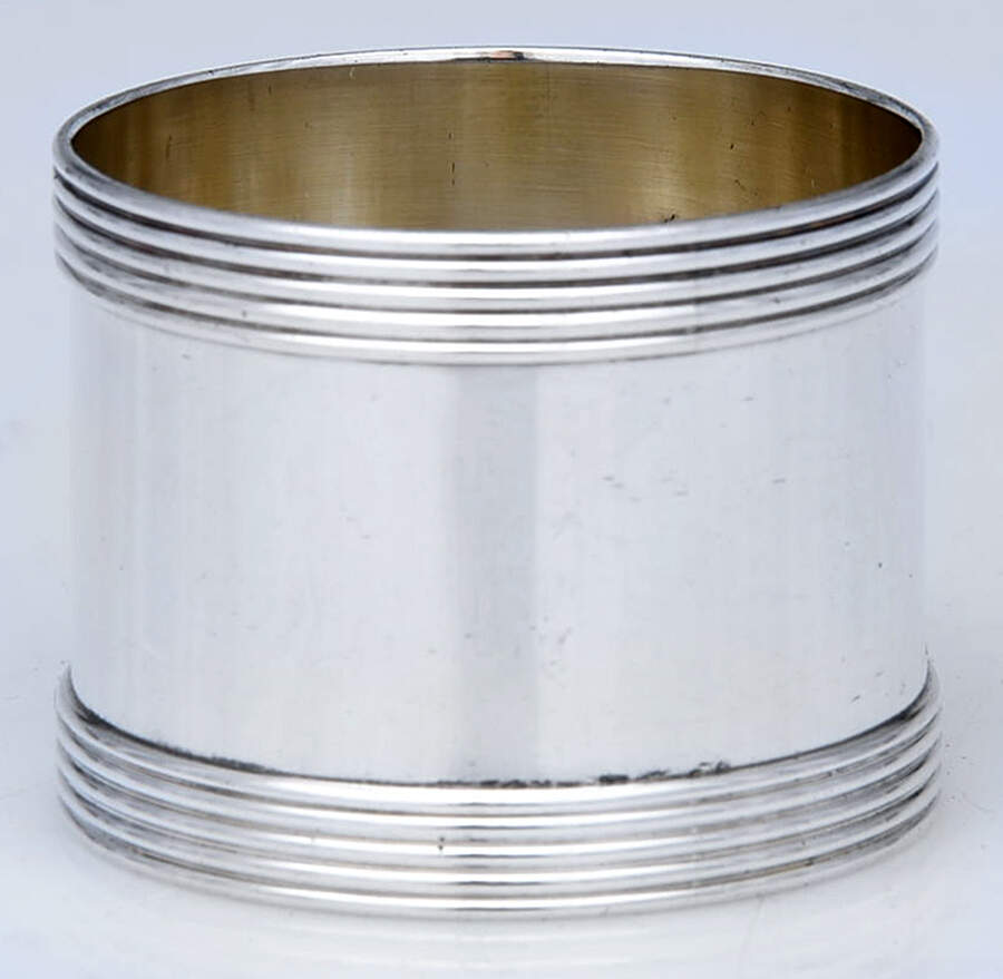Sterling Hollowware Round Napkin Ring by International Silver-1
