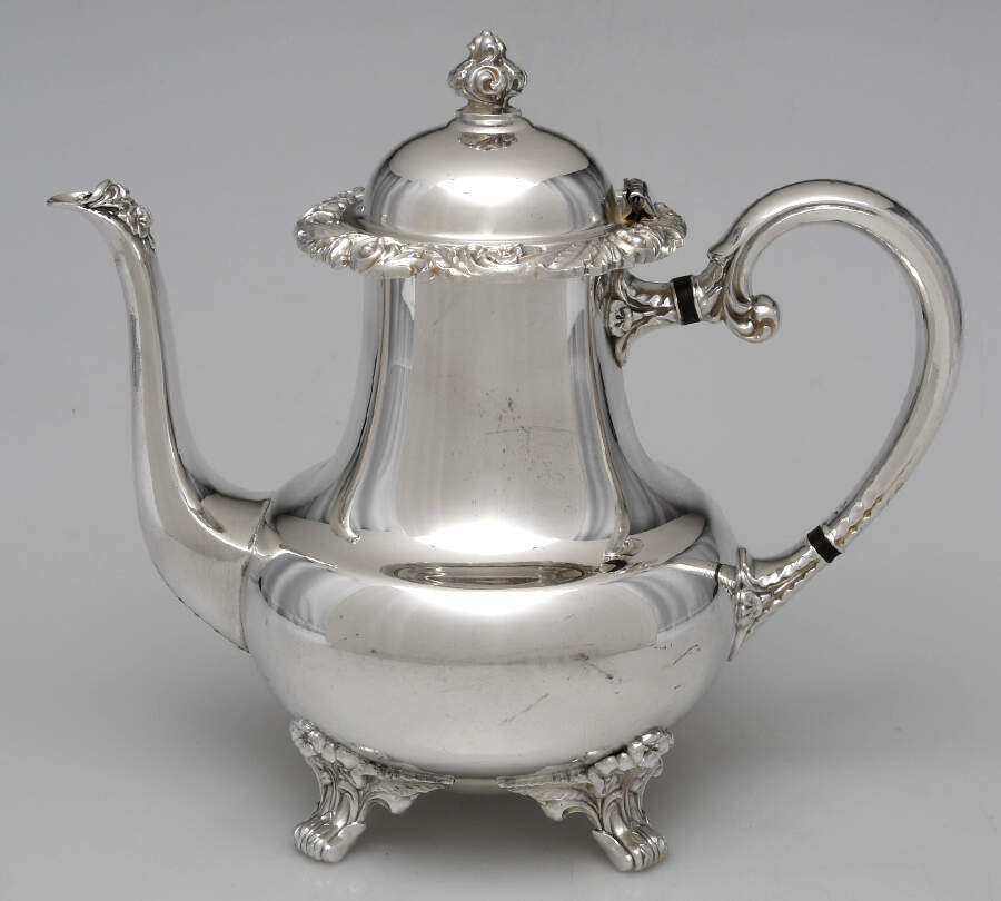 Saybrook Manor (Silverplate, Hollowware) Silverplate Coffee Pot by International Silver-1