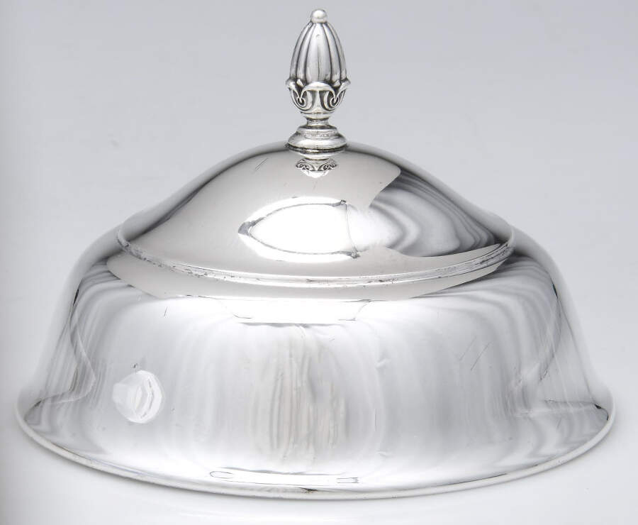 Prelude-Plain (Sterling Hollowware) Lid for Sterling Round Covered Butter by International Silver-1