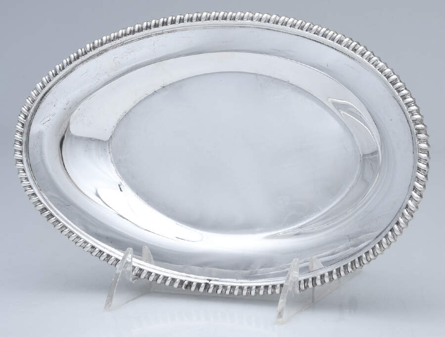 Ashley (Silverplate, Hollowware) Plated Gravy Underplate by International Silver-1