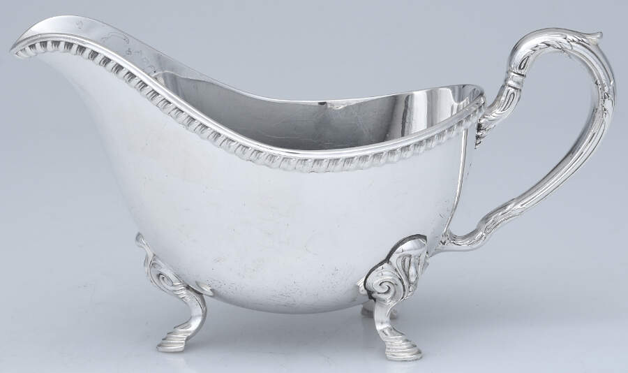 Ashley (Silverplate, Hollowware) Plated Gravy Boat No Underplate by International Silver-1
