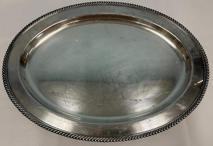 Ashley (Silverplate, Hollowware) Oval Platter by International Silver-1