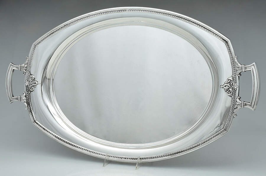 Trianon (Sterling, Hollowware) Large Waiter Tray by International Silver-1