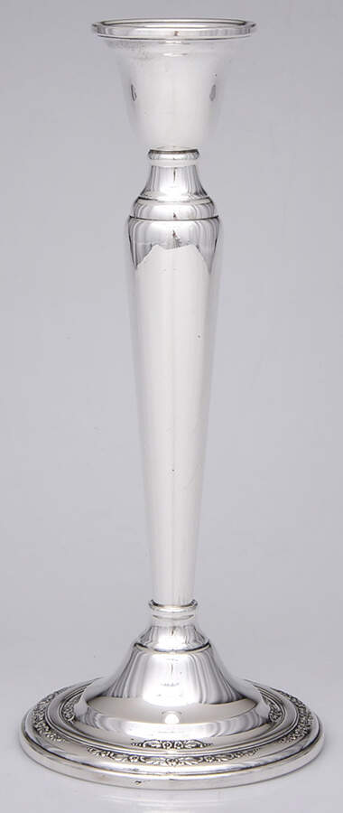 Courtship (Sterling, 1936, Hollowware) Weighted Candlestick by International Silver-1