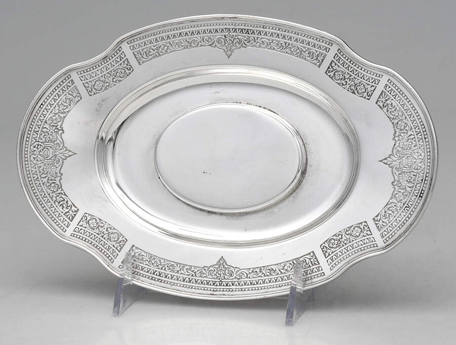 Ancestral (Silverplate, Hollowware) Plated Gravy Underplate by International Silver-1