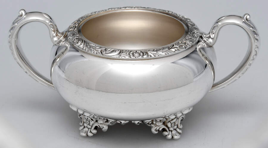 Beverly Manor (Silverplate, Hollowware) Sugar Bowl No Lid by International Silver-1