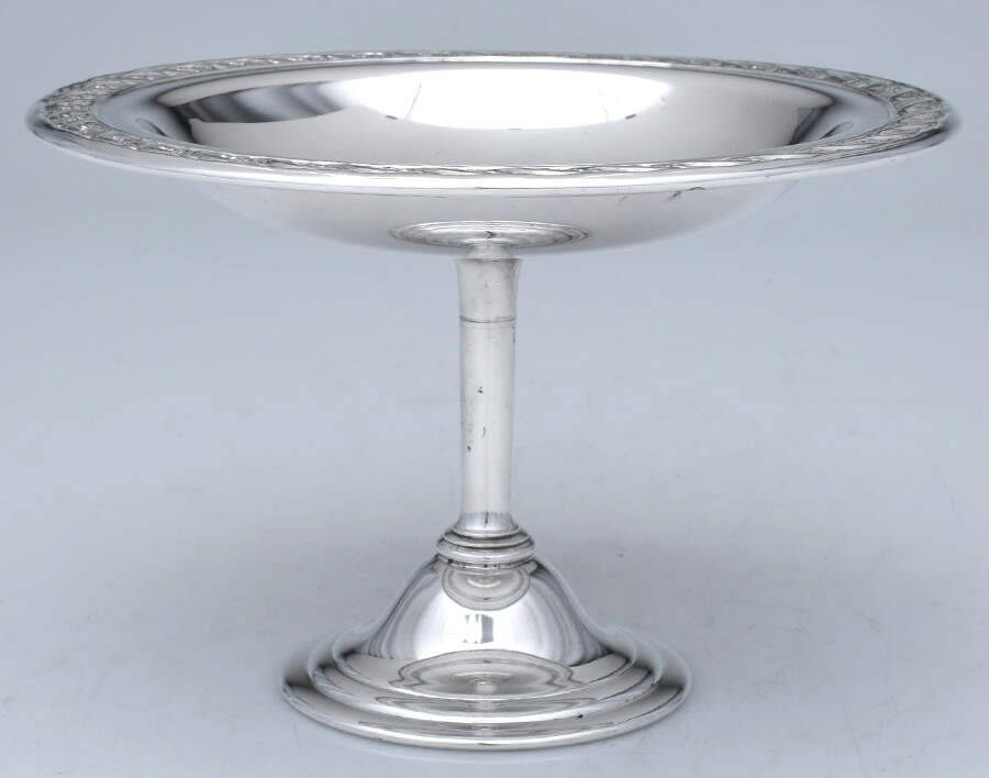 Spring Flower (Silverplate, Hollowware) Round Compote (Height X Width) by International Silver-1