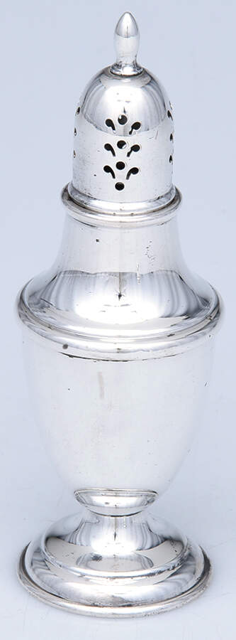 Berkeley (Sterling, 1915, Hollowware) Salt Shaker by International Silver-1