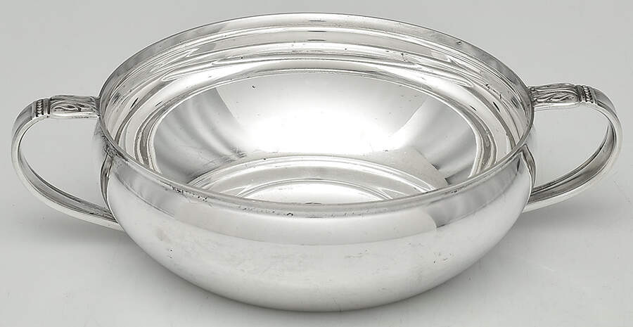Danish Princess (Silverplate, 1938, Hollowware) Baby Bowl by International Silver-1