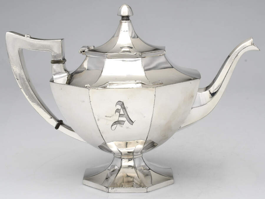 1976 (Silverplate, Hollowware) Silverplate Teapot by International Silver-1