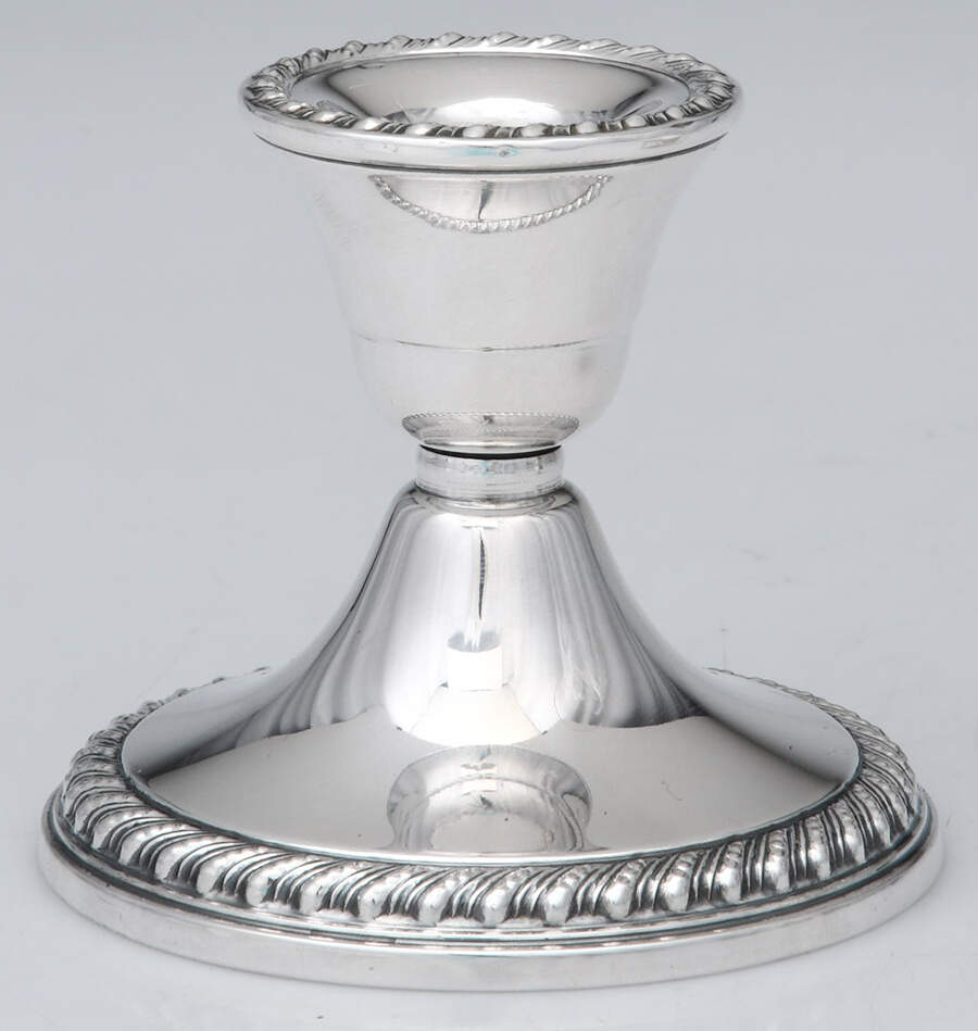 1901 (Sterling, Hollowware) Hurricane Lamp Base by International Silver-1