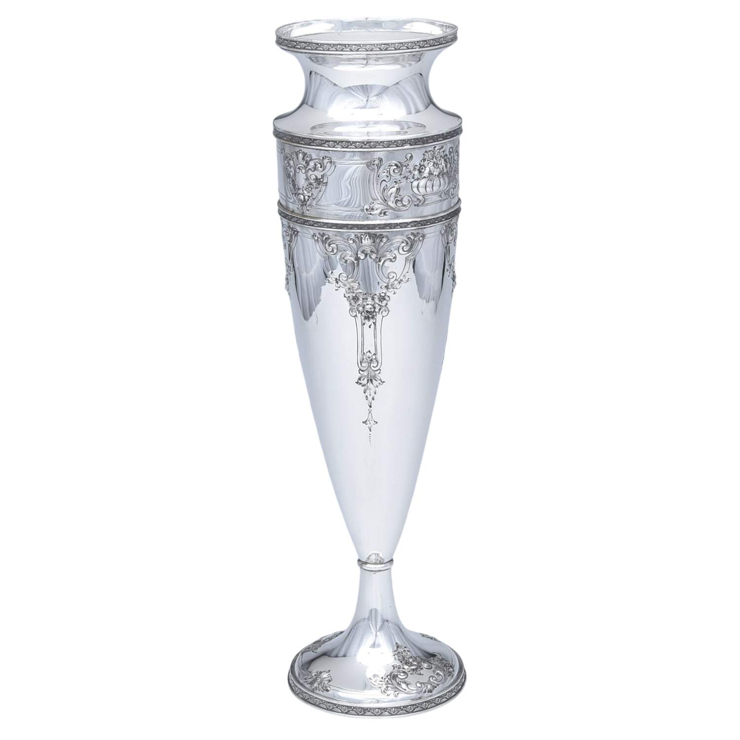 Charleroi(Sterling, Hollowware) 18" Vase by International Silver-1