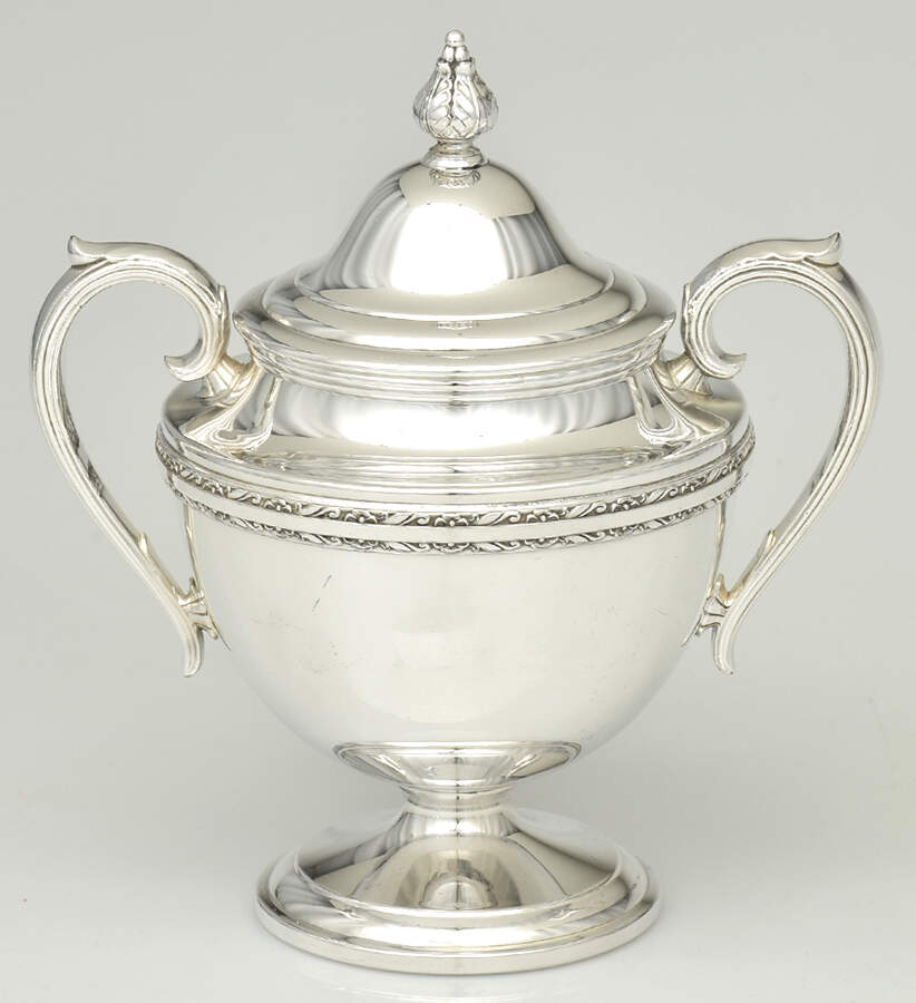 Exquisite (Silverplate, Hollowware) Sugar Bowl & Lid by International Silver-1