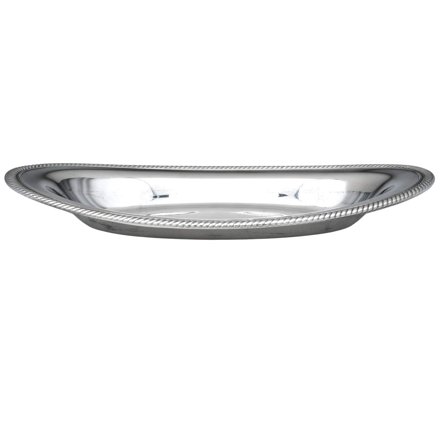 819 (Silverplate, Hollowware) Silverplate Bread Tray by International Silver-1