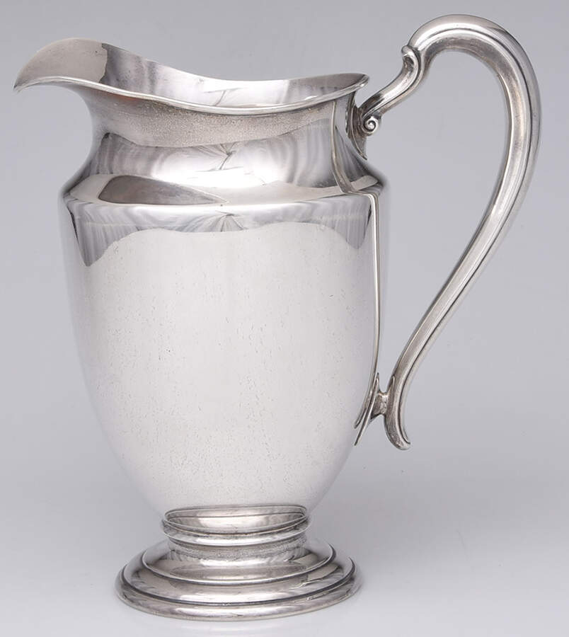 E97 (Sterling, Hollowware) Sterling Water Pitcher by International Silver-1