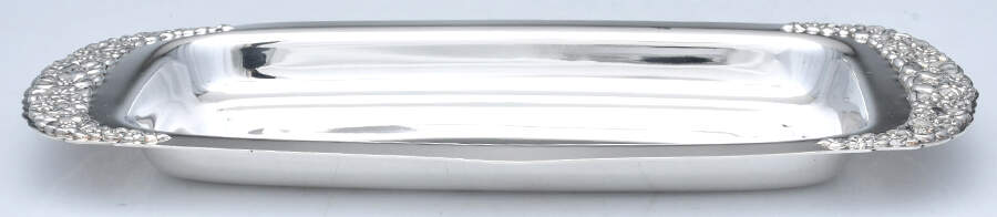 Love-Precious Flower (Slvp, Hollow Silverplate Cranberry Dish by International Silver-1