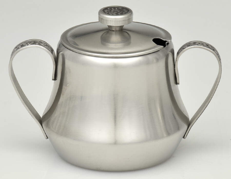 INS679 (Stainless, Hollowware) Sugar Bowl with Lid by International Silver-1
