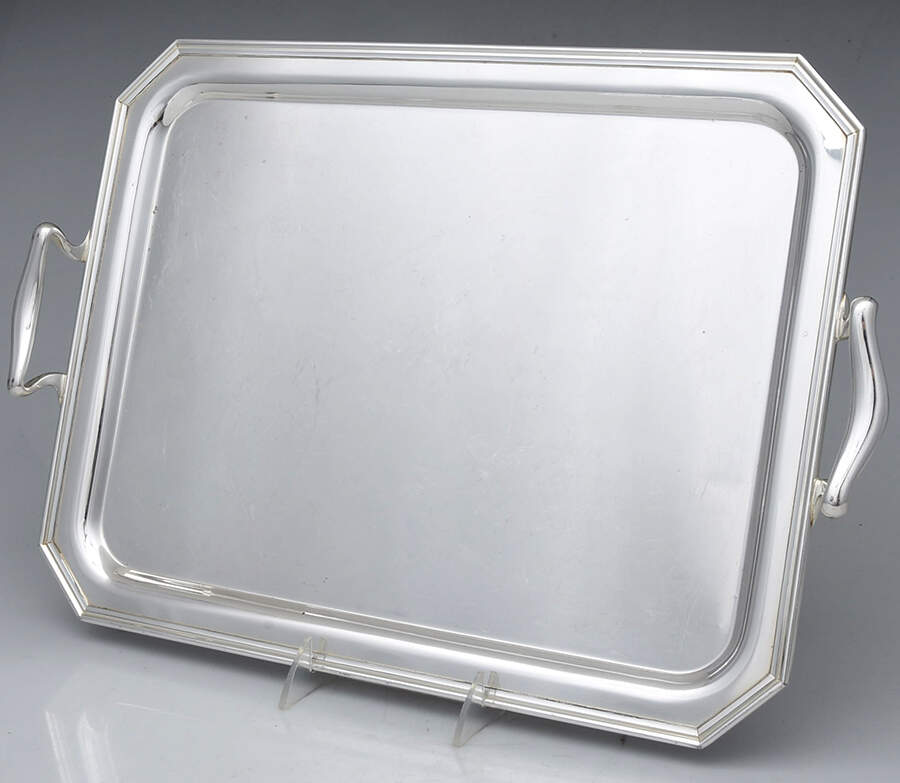 301 (Silverplate, Hollowware) Medium Silverplate Waiter Tray by International Silver-1