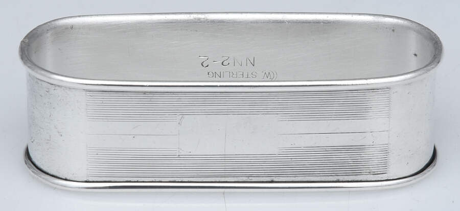 NN-2 (Sterling, Hollowware) Oblong Napkin Ring by International Silver-1