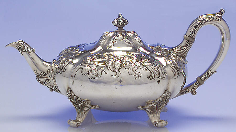 2340 (Sterling, Hollowware) Teapot by J E Caldwell-1