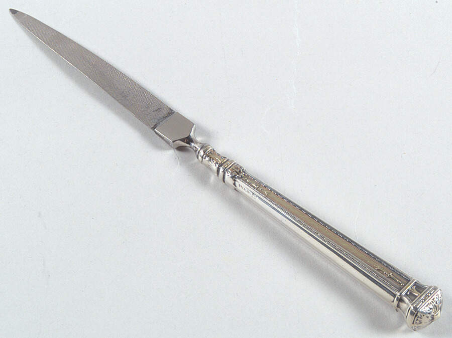 980 (Sterling, Hollowware) Nail File by James E. Blake Co.-1