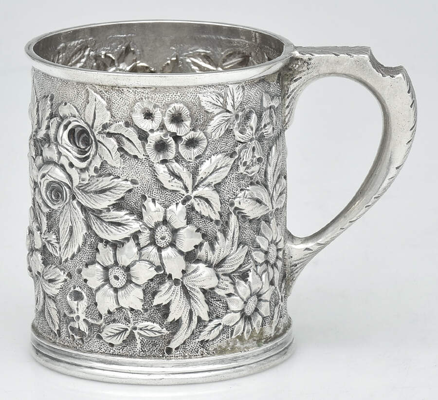 Repousse (Sterling, Hollowware) Child's Cup by Jenkins & Jenkins-1