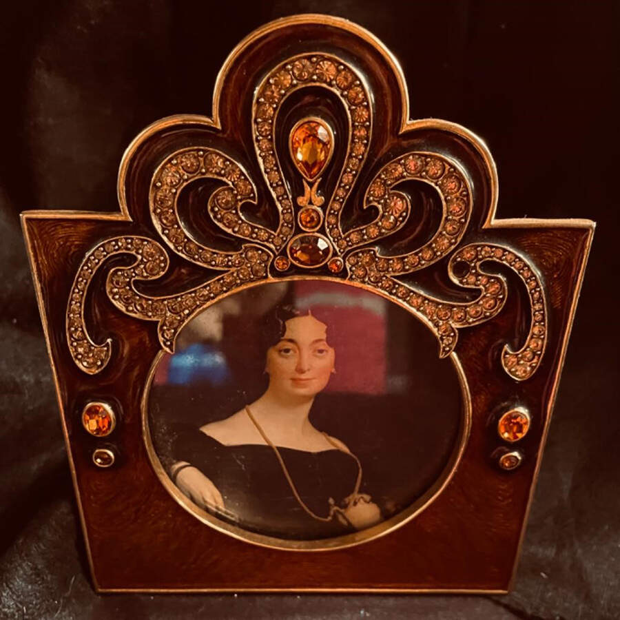 Picture Frames Picture Frame-Holds 3" Picture by Jay Strongwater-1