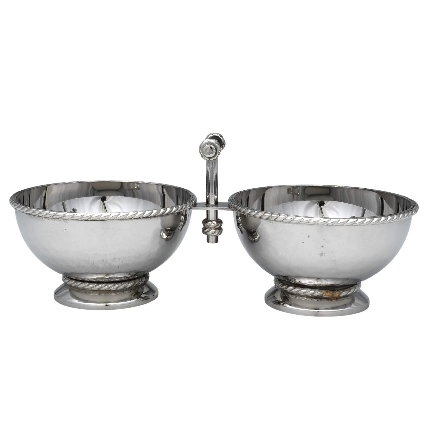 Graham (Stainless, Hollowware) Small Double Cocktail Bowl by Juliska Flatware-1